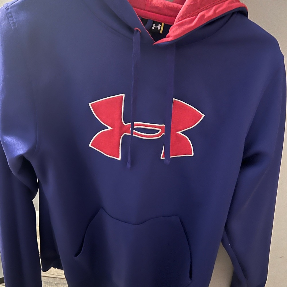 Under Armour Blue and Pink Athletic Hoodie